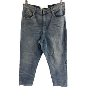 ELLA MOSS WOMENS JUNIORS JEANS SIZE 12/31 HIGH WAIST STRAIGHT‎ LIGHT WASH